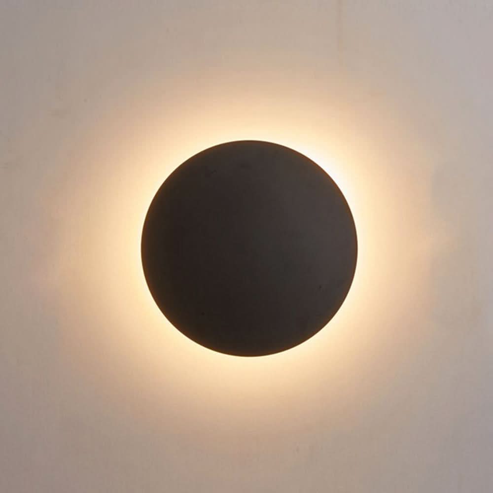 GlowNight | Wall Light Set - Modern Metal Round Design