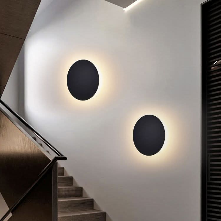 GlowNight | Wall Light Set - Modern Metal Round Design