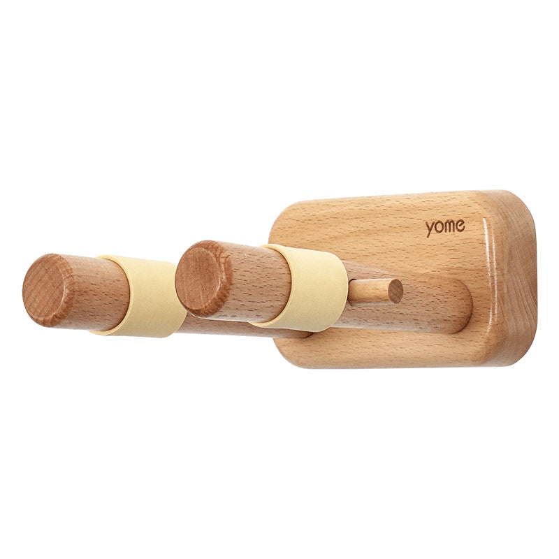Guitar Wall Hanger | Two Padded Pegs On A Compact Plate