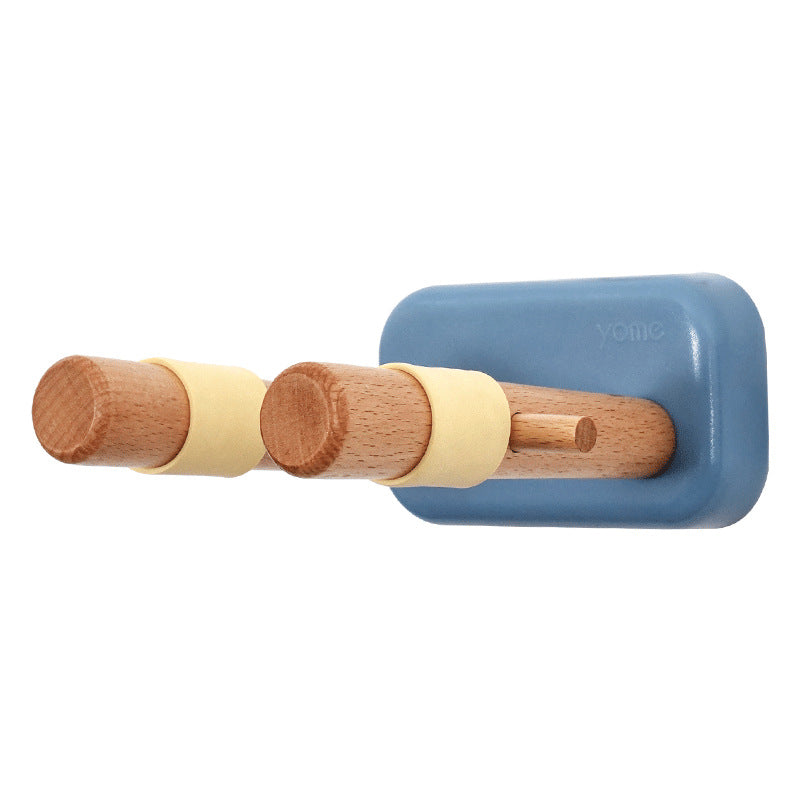 Guitar Wall Hanger | Two Padded Pegs On A Compact Plate