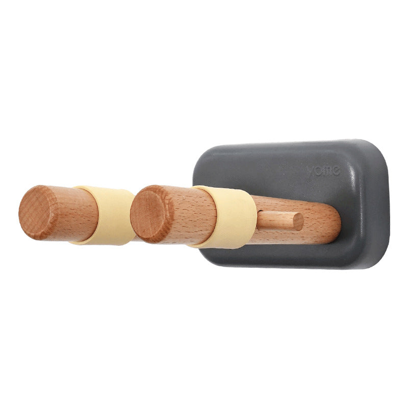 Guitar Wall Hanger | Two Padded Pegs On A Compact Plate