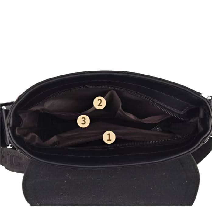 Gustavo | Men's Messenger Bag - Elegant Leather Design with Organized Compartments