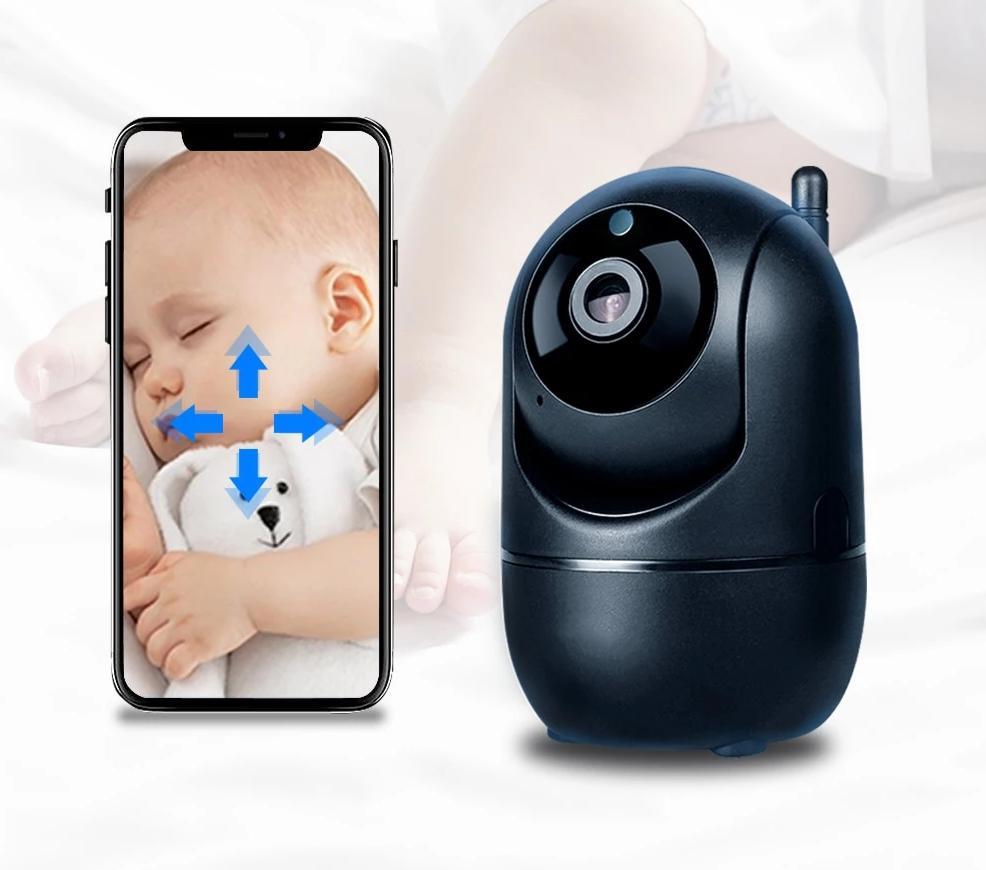 Video Baby Monitor WiFi Camera | 1080P Night Vision & Two-Way Audio | PTZ Control, Cloud Storage, 64GB Support 2