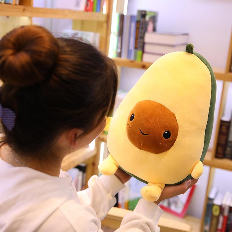 Avocado Stuffed Animal Plush Fruit Novelty Compact with Soft Huggable Fill 7