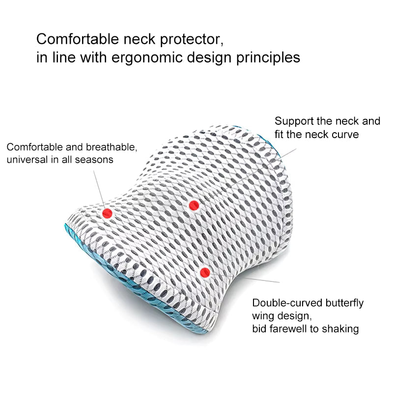 Seat Cushion Memory Foam Lumbar Support Mesh with Adjustable Straps 5