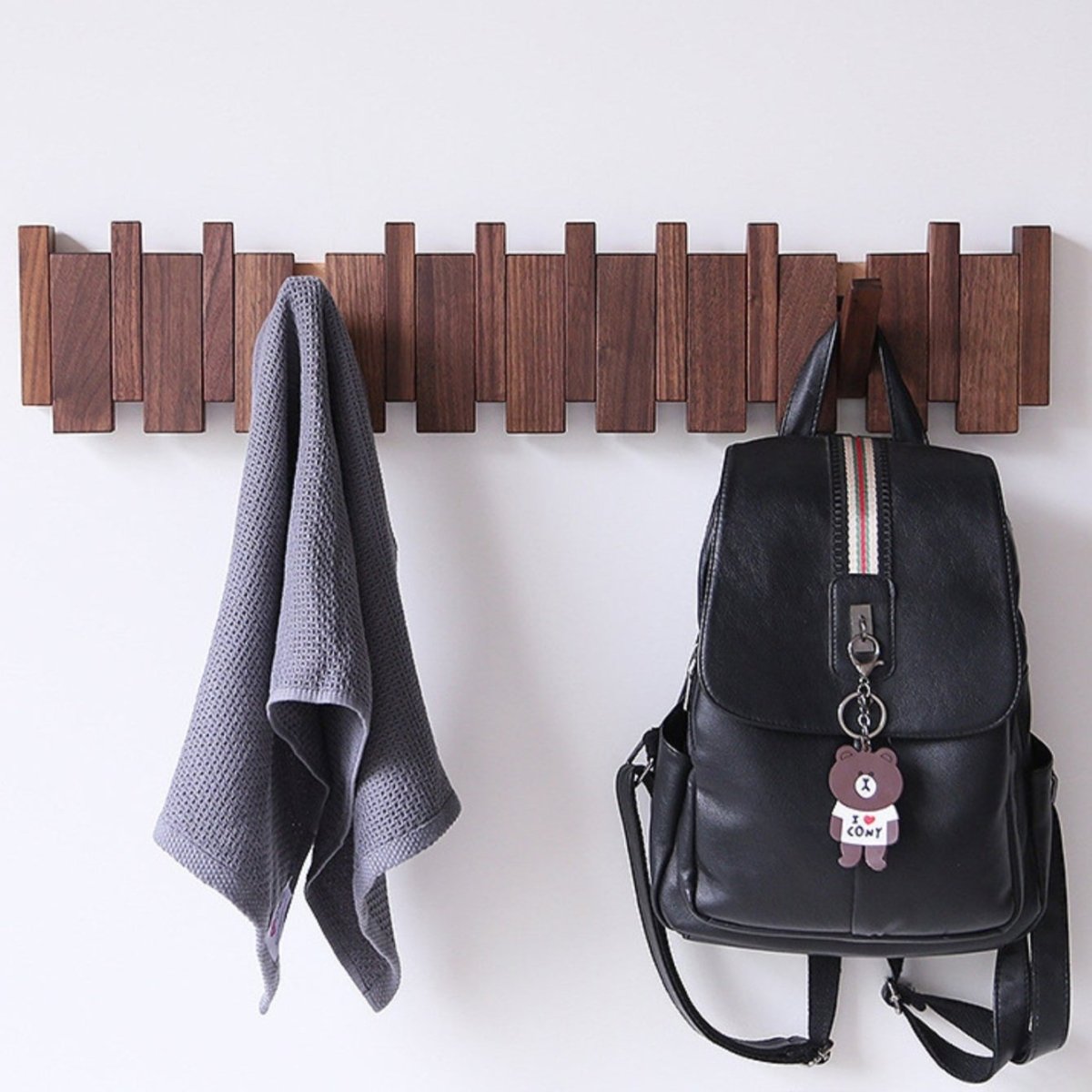 Handcrafted Piano Coat Rack | Unique Wooden Design With Multiple Hooks