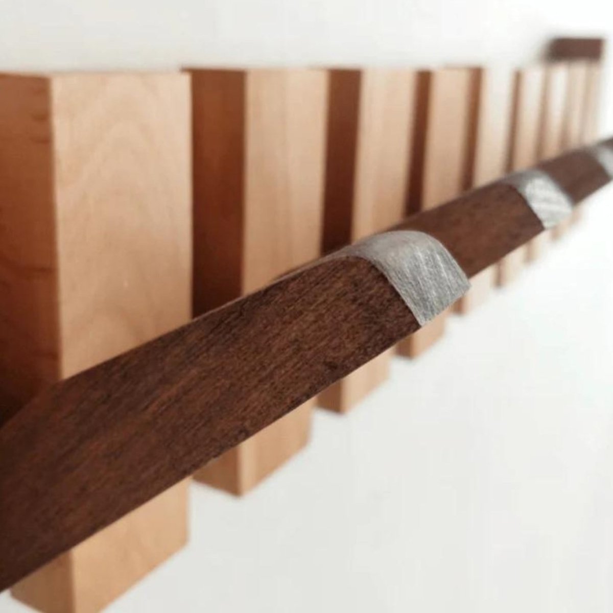 Handcrafted Piano Coat Rack | Unique Wooden Design With Multiple Hooks
