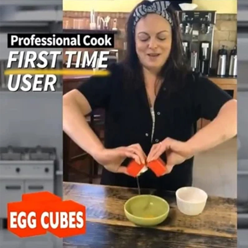 Handheld Egg Separator ABS Plastic | Cracks Shells and Separates Yolks | Works with Duck, Hen and Goose Eggs, Raw or Boiled
