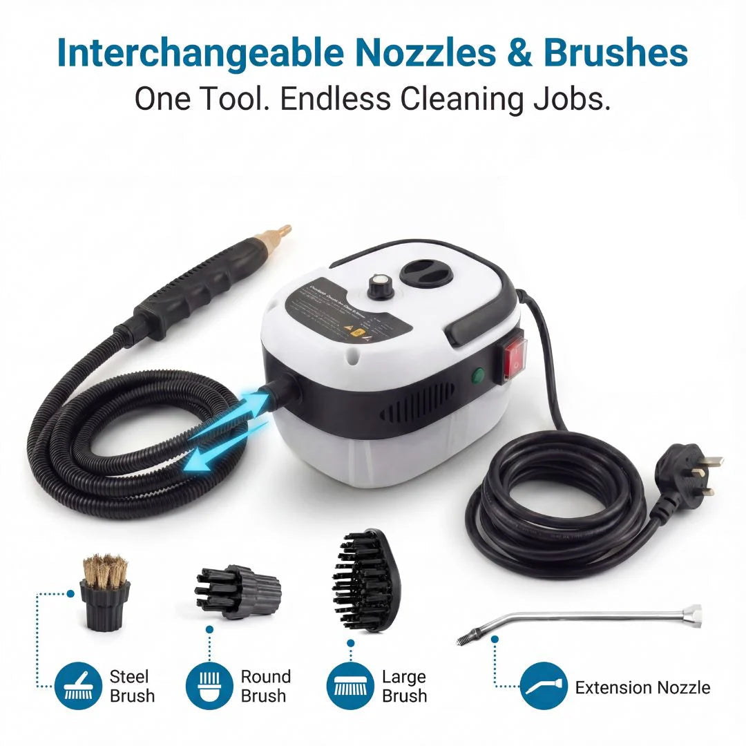 Handheld Steam Cleaner – High Temperature Steam | Portable Cleaning Machine for Grease & Grime Removal 2