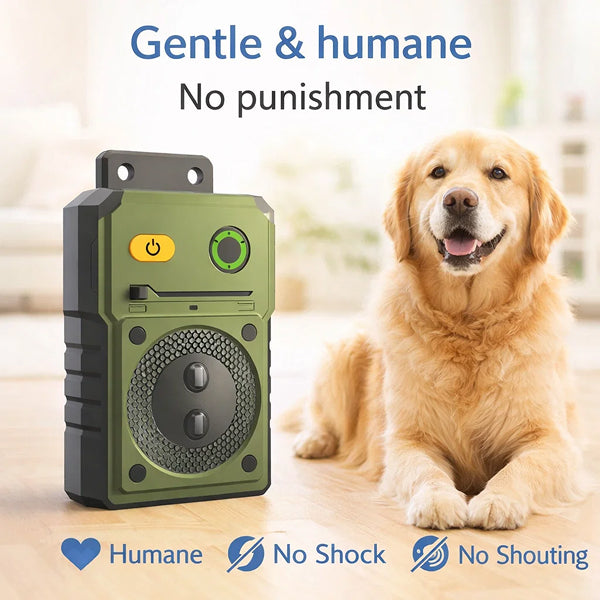 Hands-Free Automatic Bark Control | Continuous Ultrasonic Silencer for Day & Night Home Use 1