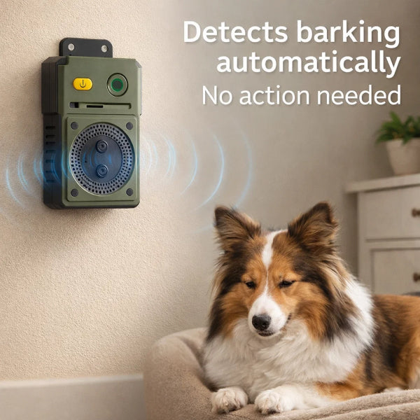 Hands-Free Automatic Bark Control | Continuous Ultrasonic Silencer for Day & Night Home Use 6