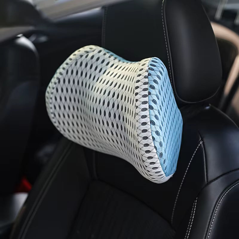 Seat Cushion Memory Foam Lumbar Support Mesh with Adjustable Straps 10