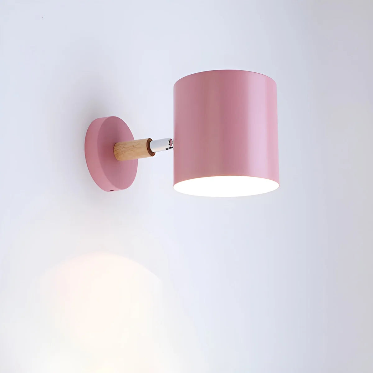 Adjustable Wall Lights | Tilting Drum Shade, Short Arm