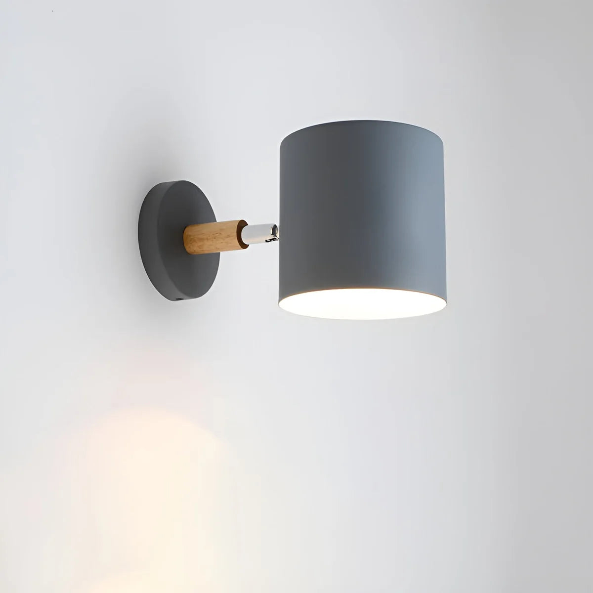 Adjustable Wall Lights | Tilting Drum Shade, Short Arm