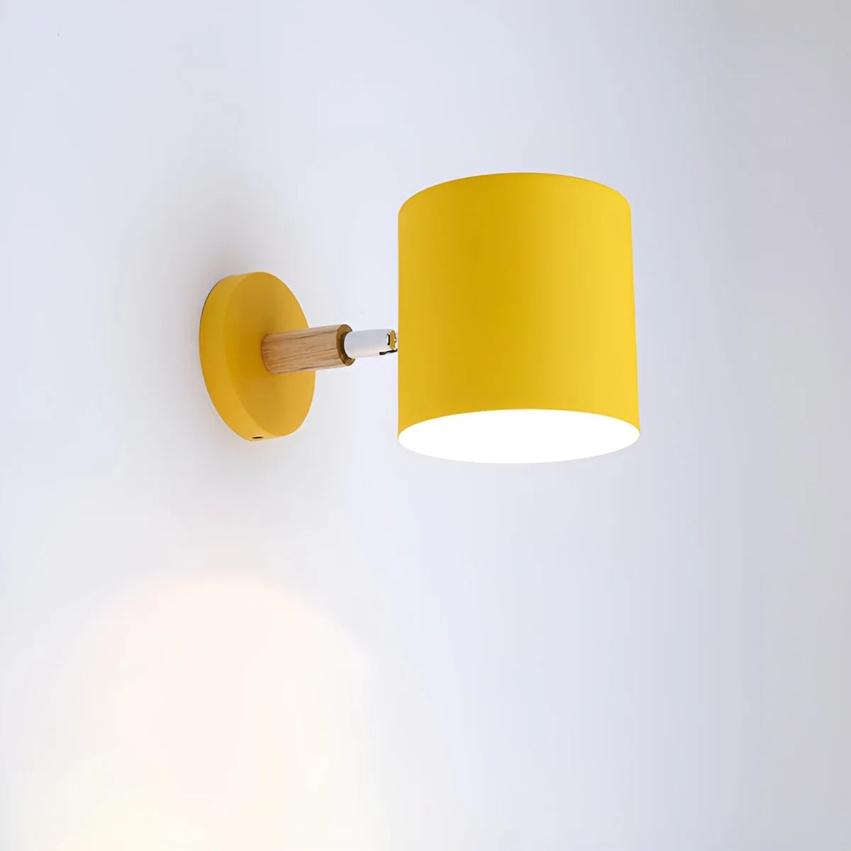 Adjustable Wall Lights | Tilting Drum Shade, Short Arm