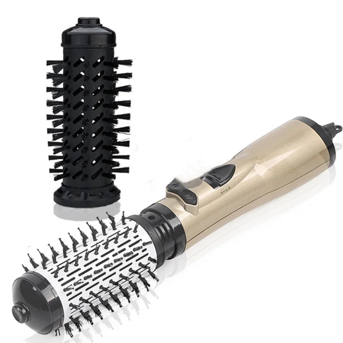 Hot Air Styling Brush 3-in-1 | 1000 W Hair Dryer, Smoother & Curler | Anti-Static, Non-Slip Handle, Dual Voltage