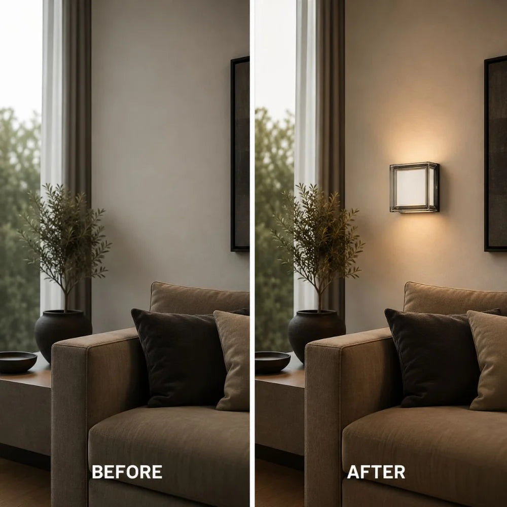 IP65 Waterproof Wall Lamp – Adjustable Colour Temperature LED Light