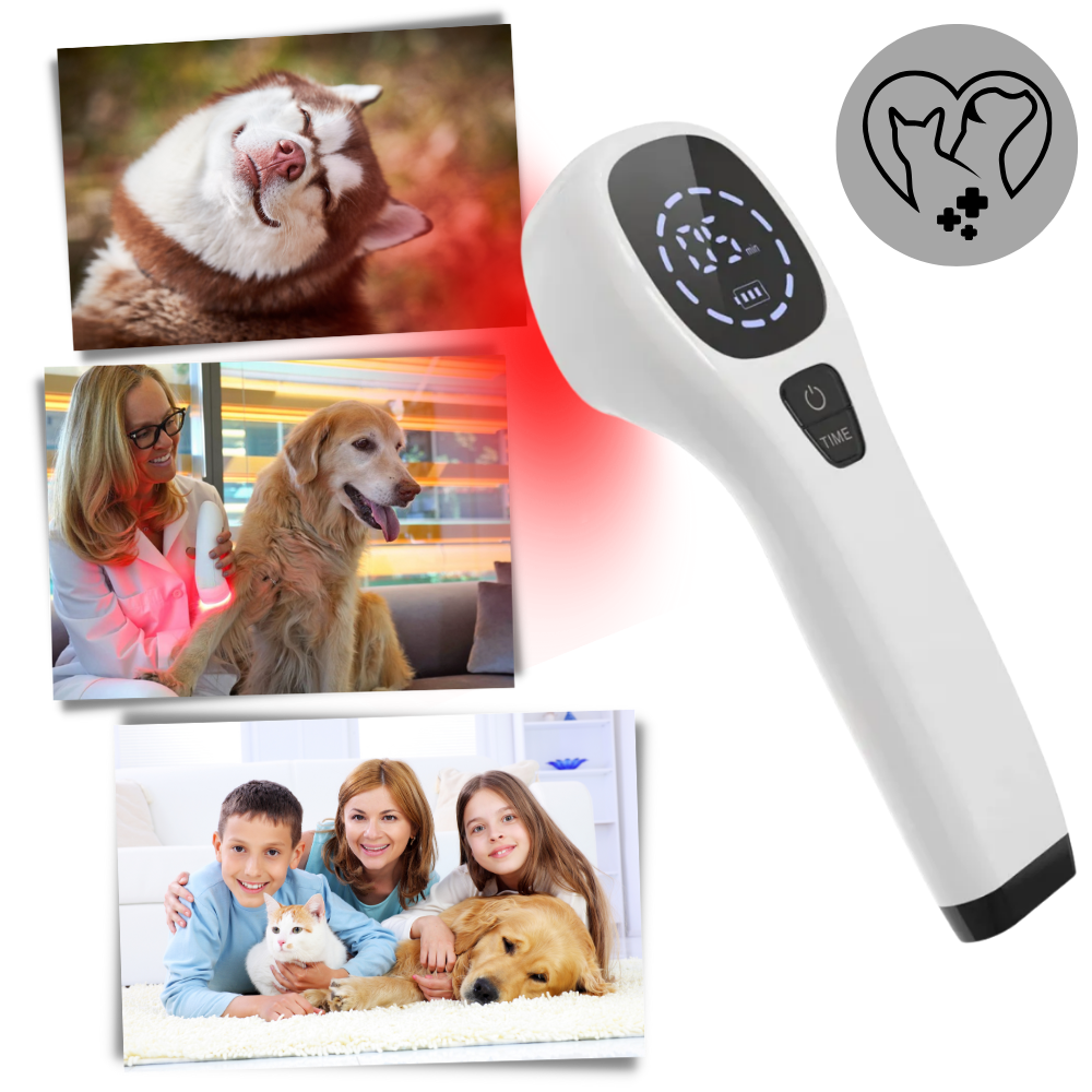 Infrared Therapy Device for Dogs | Dual-Wavelength 808nm & 650nm Technology | Non-Invasive Joint, Skin & Mobility Relief
