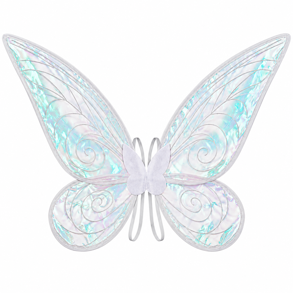Butterfly Fairy Wings Costume | Sparkling Translucent Design for Parties | Lightweight Polyester, Fits Dresses and Skirts