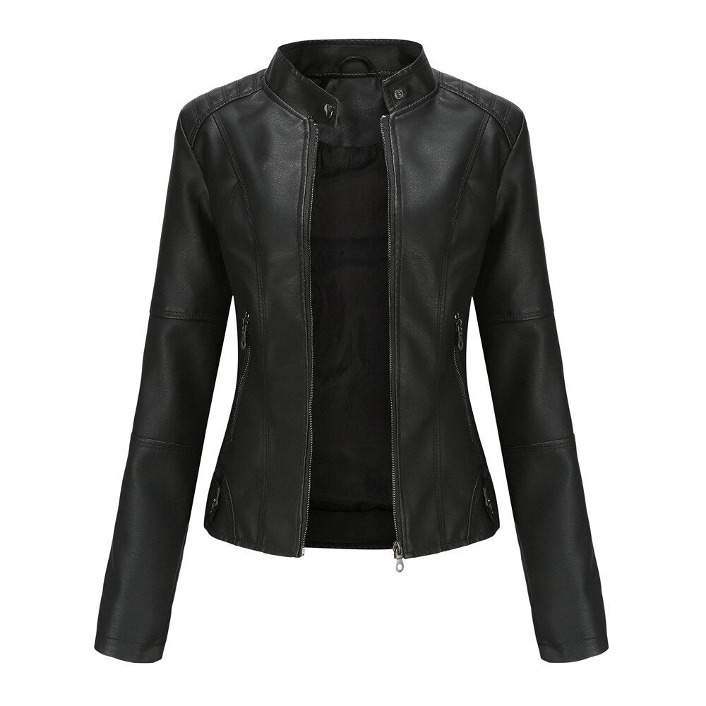 Isabella | Women's Jacket – Structured Mandarin Collar Design 0