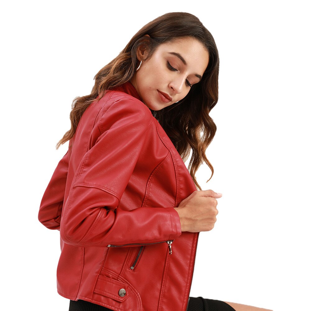 Isabella | Women's Jacket – Structured Mandarin Collar Design 5