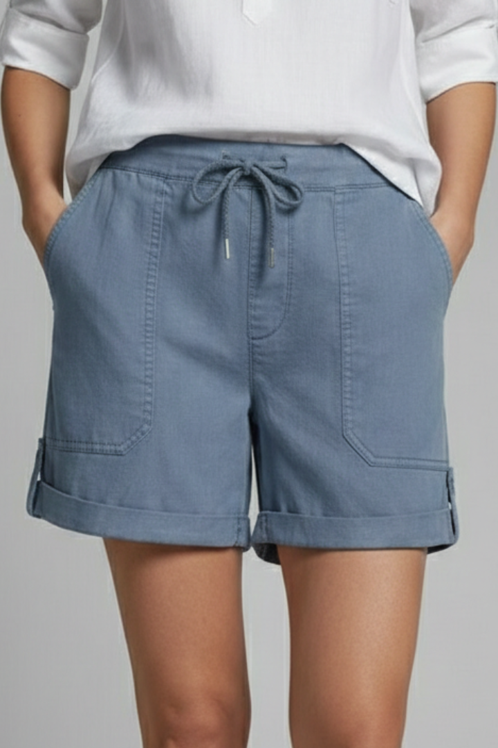 Jasmine | Women's Casual Shorts – Adjustable Drawstring & Pockets 0