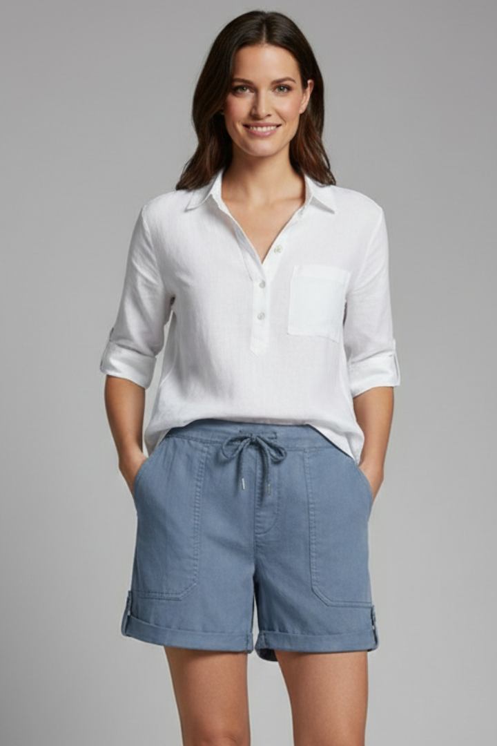 Jasmine | Women's Casual Shorts – Adjustable Drawstring & Pockets 2