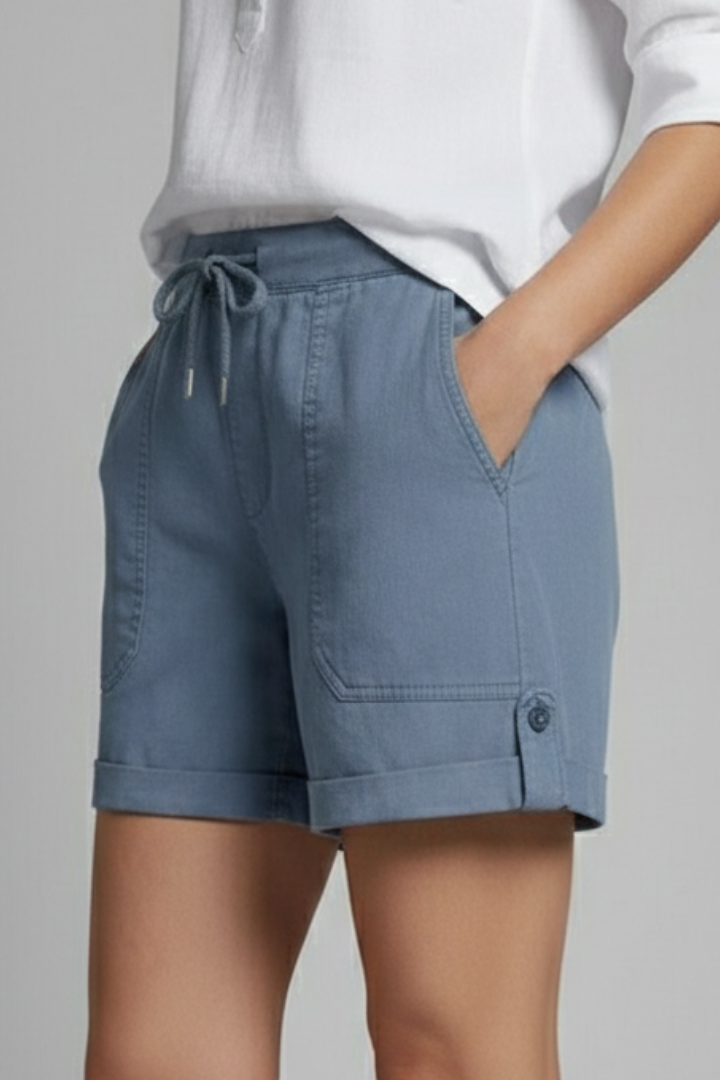 Jasmine | Women's Casual Shorts – Adjustable Drawstring & Pockets 3