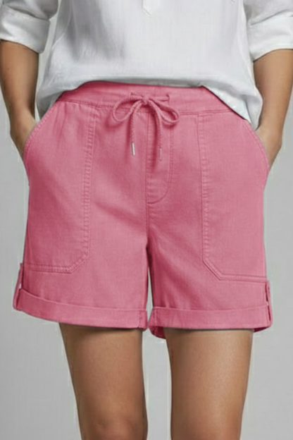 Jasmine | Women's Casual Shorts – Adjustable Drawstring & Pockets 7
