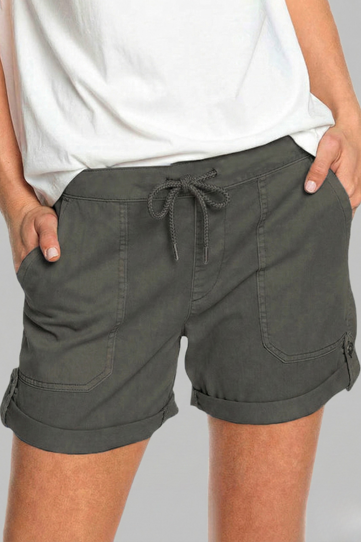 Jasmine | Women's Casual Shorts – Adjustable Drawstring & Pockets 9