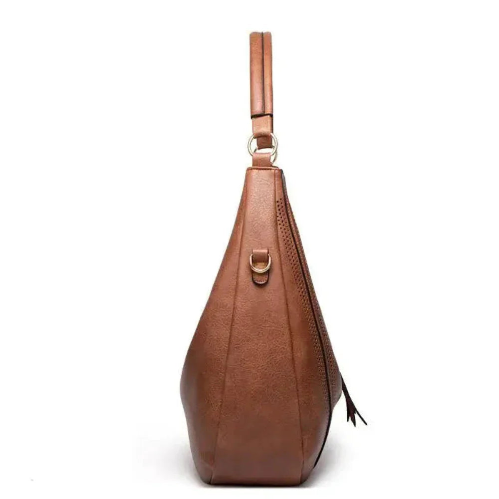 Jean | Vegan Leather Hobo Bag – Slouchy Design With Adjustable Strap