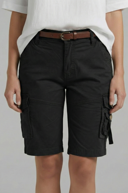Jenna | Women's Cargo Shorts – 100% Cotton With Utility Pockets 7