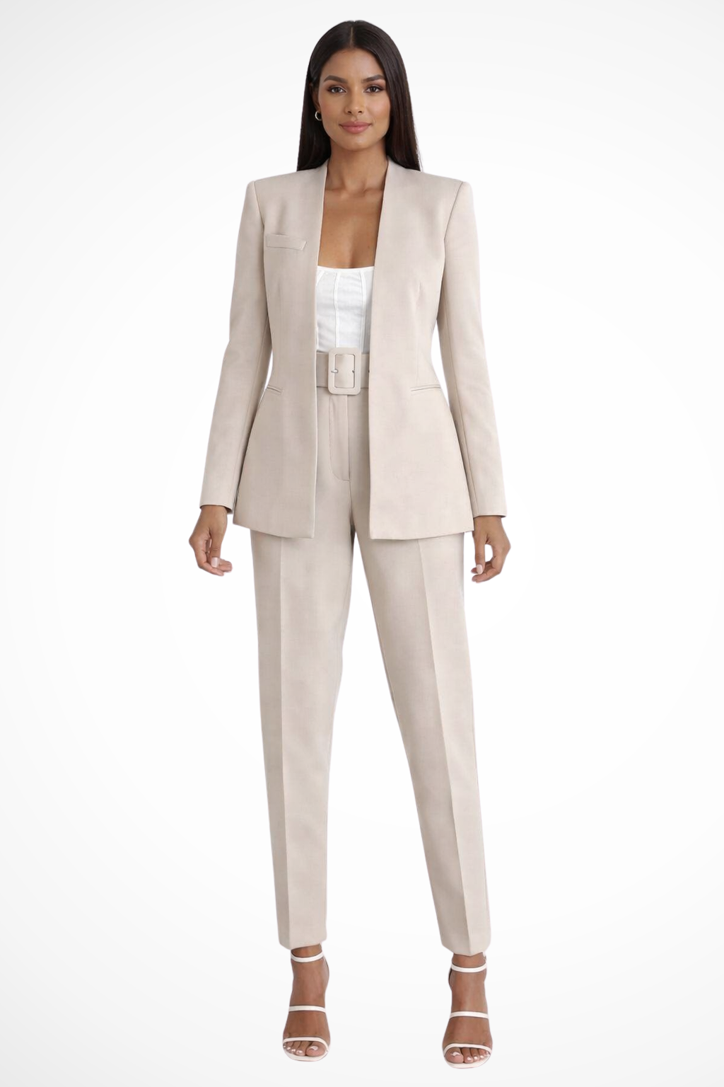 Josephine | Women's Suit – Tailored Blazer and High-Waisted Trousers Set 0