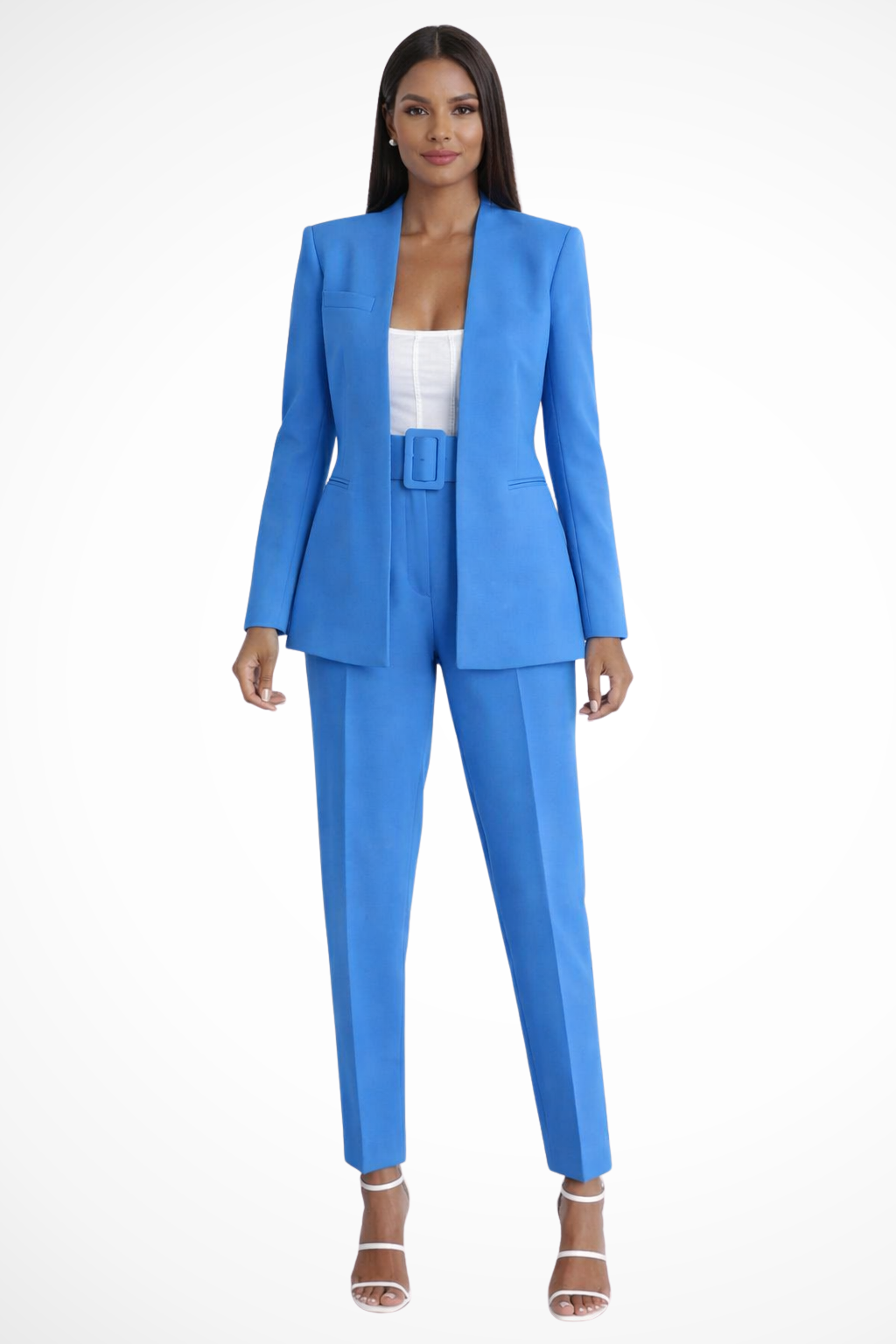 Josephine | Women's Suit – Tailored Blazer and High-Waisted Trousers Set 6