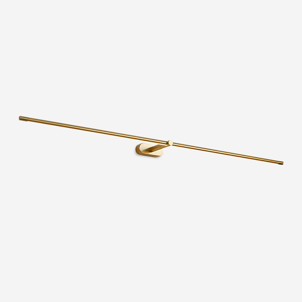 Linear Wall Lamp Metal & Acrylic, 68/98/128 cm | Black or Gold, Warm or Cool White | Integrated LED, Bathroom Safe 17