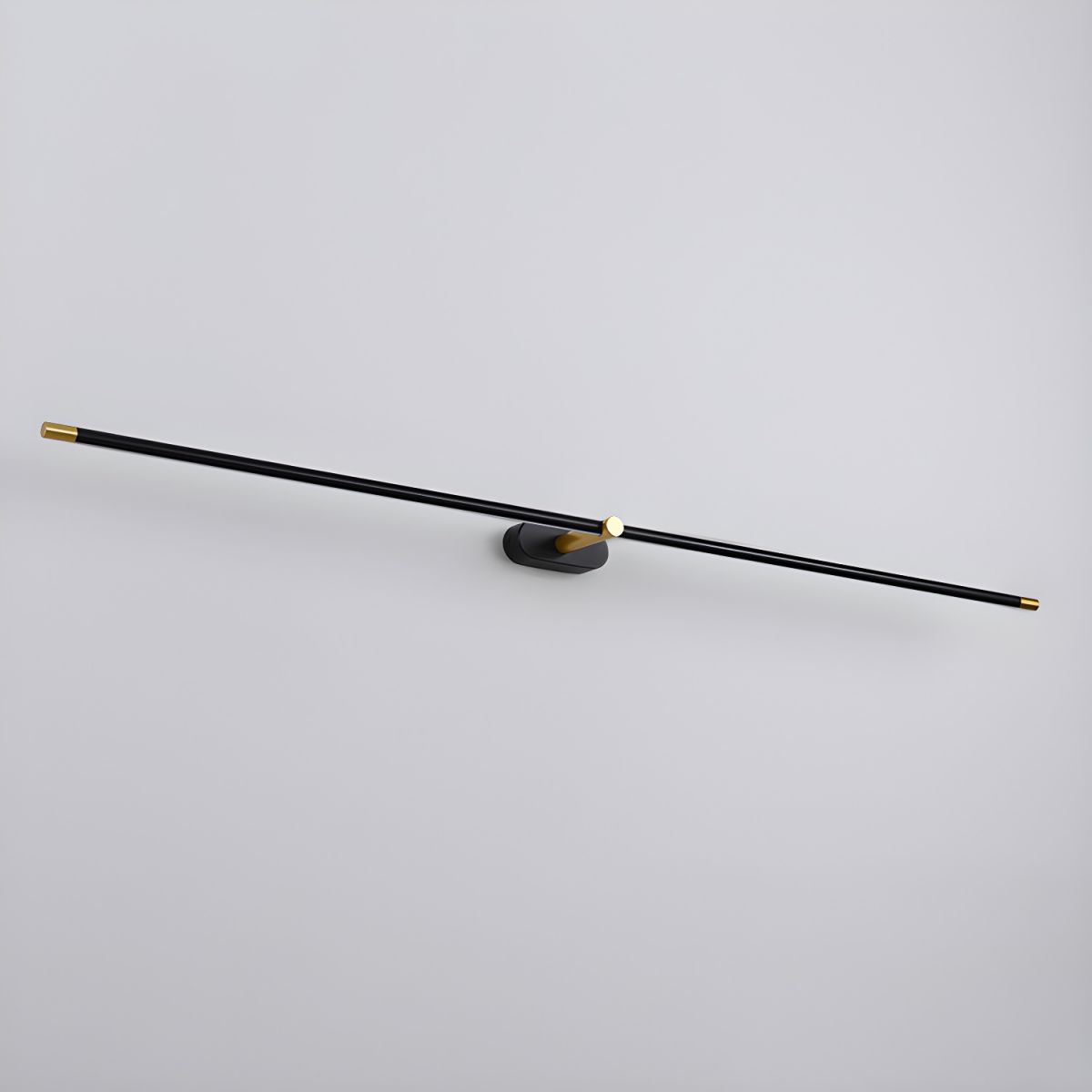 Linear Wall Lamp Metal & Acrylic, 68/98/128 cm | Black or Gold, Warm or Cool White | Integrated LED, Bathroom Safe 6