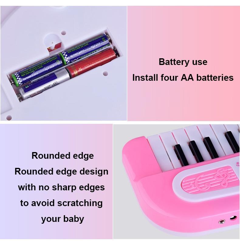 Keyboard Piano Toy Plastic | Interactive Parent-Child Play | Lights, Sounds and Musical Learning for Young Children