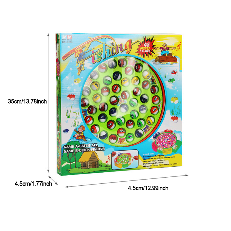 Kids Fishing Game Toy | Battery-Operated Rods & Fish Set | Builds Hand-Eye Coordination, Patience and Focus Skills