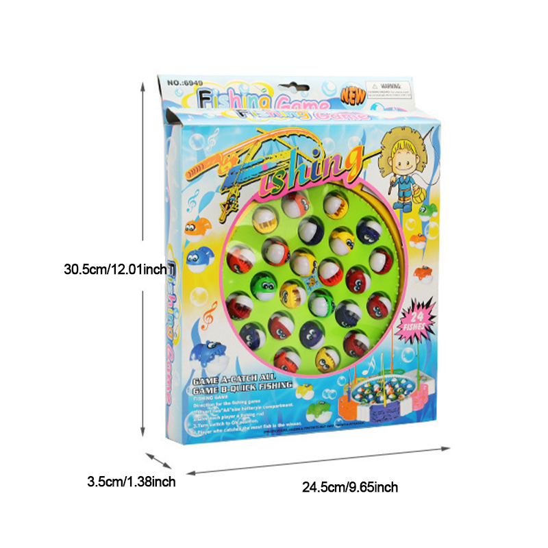 Kids Fishing Game Toy | Battery-Operated Rods & Fish Set | Builds Hand-Eye Coordination, Patience and Focus Skills