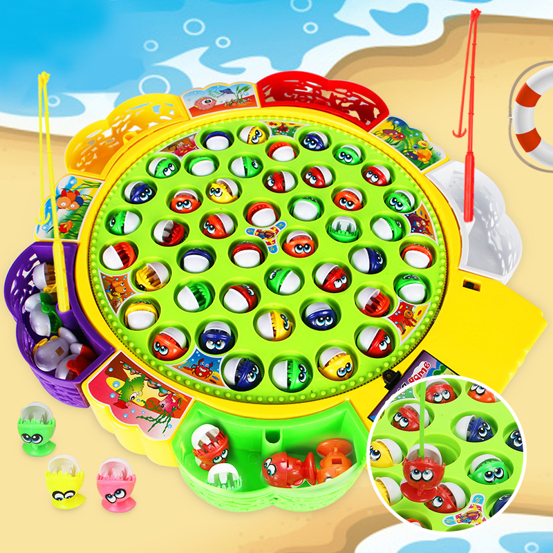 Kids Fishing Game Toy | Battery-Operated Rods & Fish Set | Builds Hand-Eye Coordination, Patience and Focus Skills