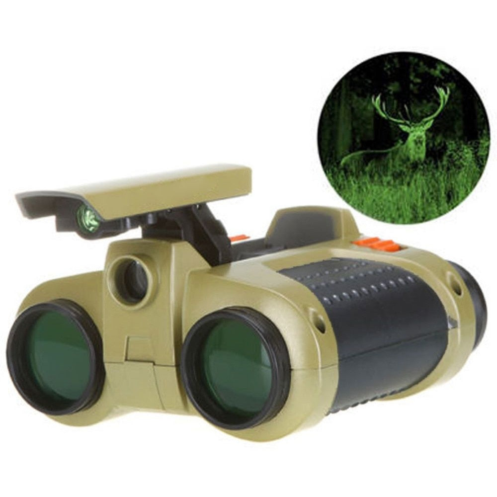Kids Night Vision Goggles – 4x Magnification Adjustable Eyepieces