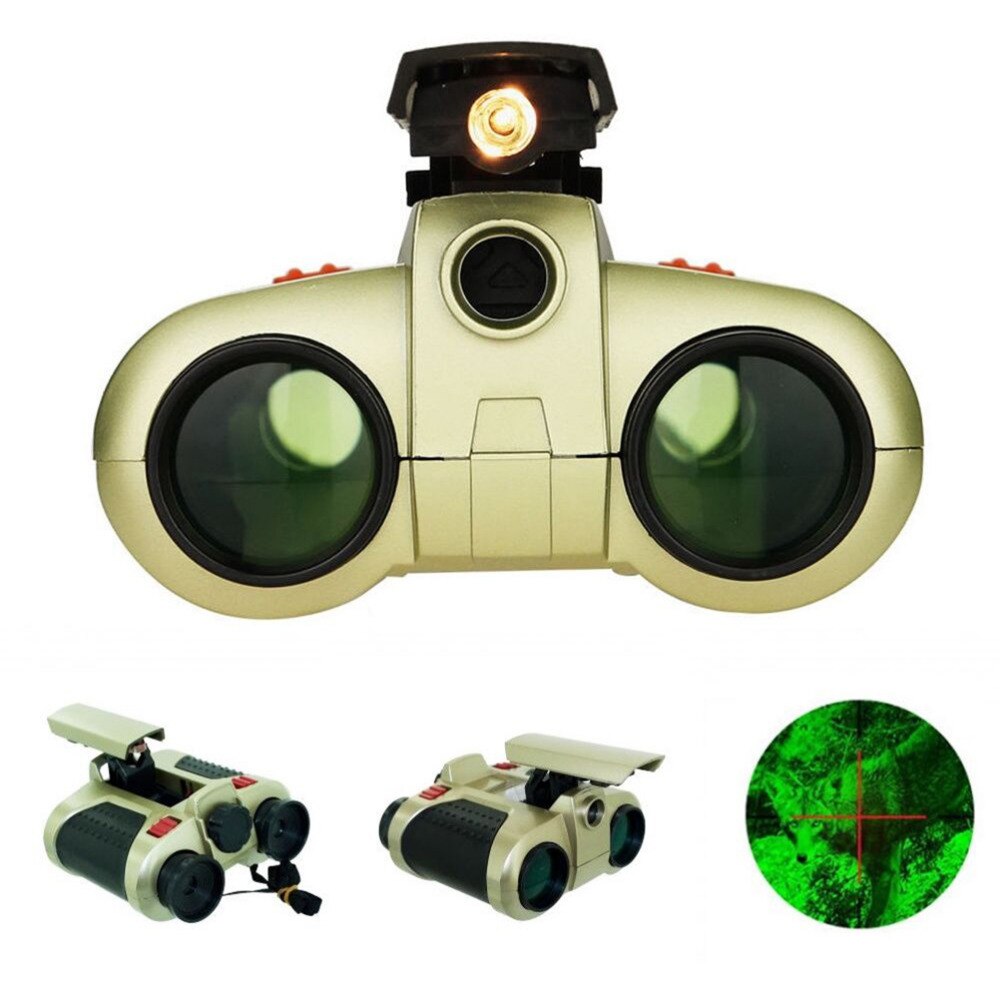 Kids Night Vision Goggles – 4x Magnification Adjustable Eyepieces