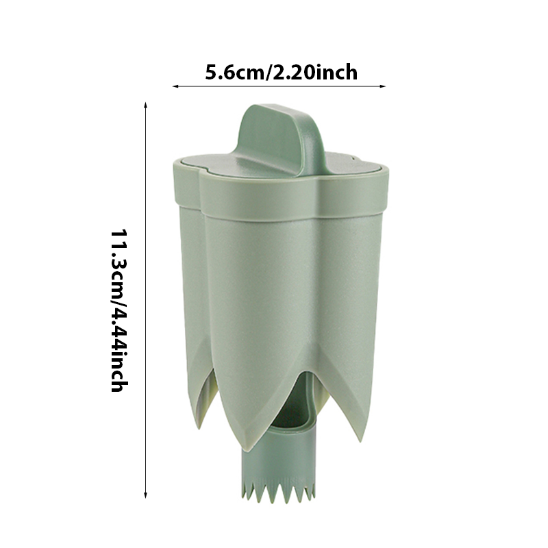 Kitchen Gadget Fruit Pepper Corer 2-in-1 ABS with Finger-Friendly Design