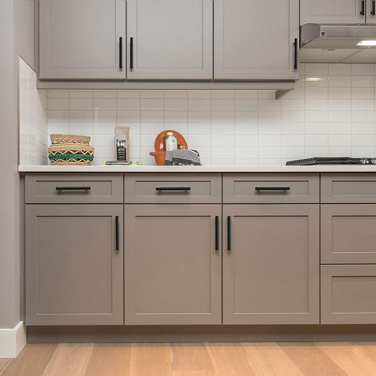 Kitchen Handles | Black Stainless Steel T-Bar Cabinet Pull Handles