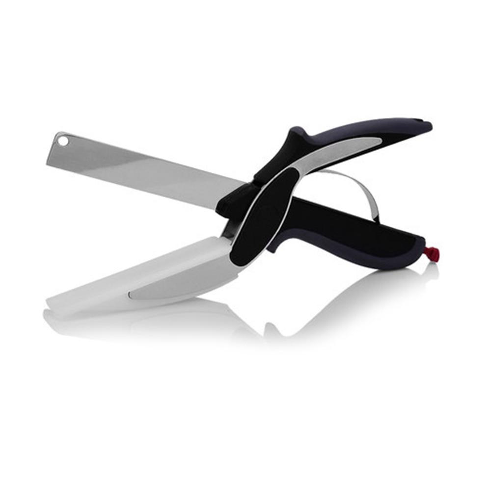 Kitchen Scissors & Cutting Board Set, Stainless Steel Blade | 12.7 cm Blade, ABS Handle | Cuts Meat, Veg & Cheese