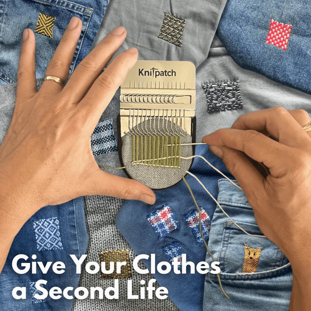 Knit Patcher | Portable Fabric Repair Loom Design