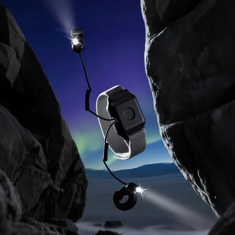 LED Finger Light with Wrist Strap | Warm White Beam, Hands-Free Precision Lighting | Rechargeable, Up to 12 Hours Battery Life