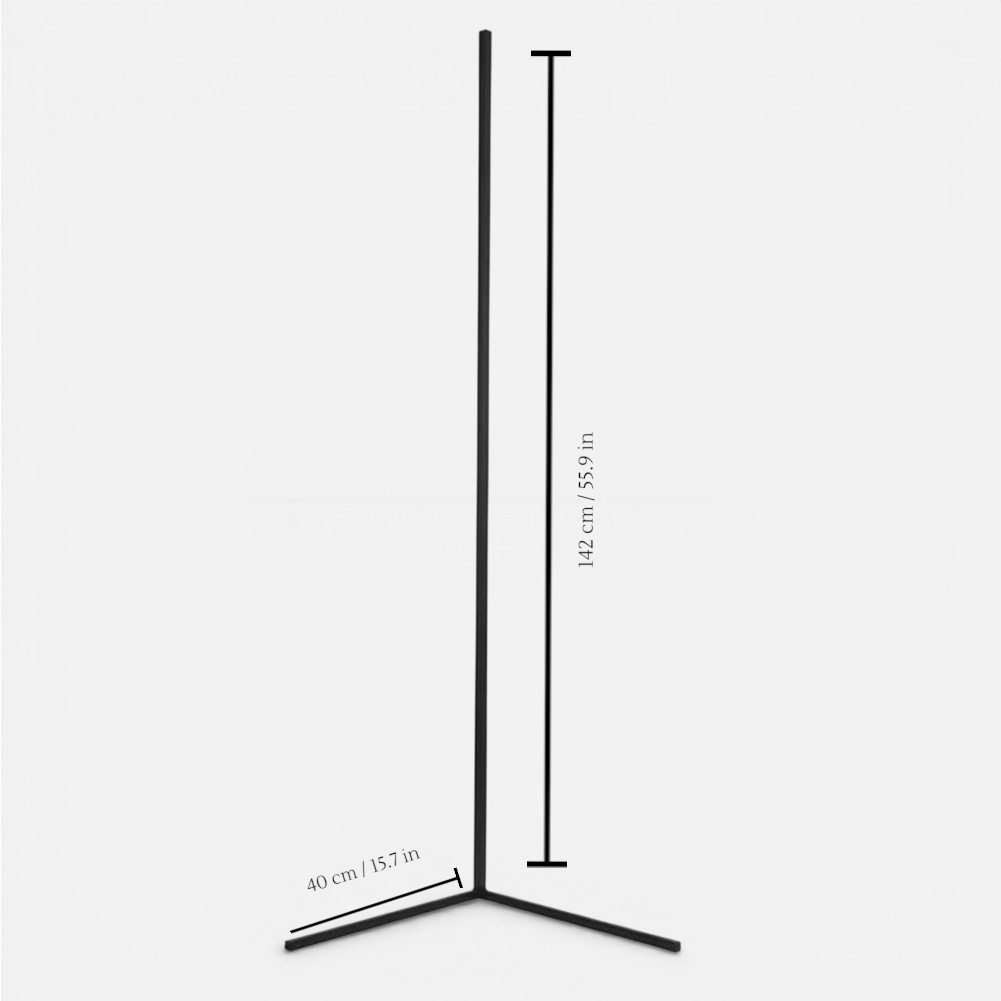 LED Floor Lamp with Remote Control | Dimmable, 3 Colour Temperatures (3000K-6000K) | Corner Mood Lighting, USB Powered