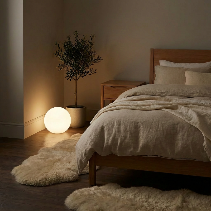 LED Garden Light – Rechargeable Waterproof Color-Changing Ball Design
