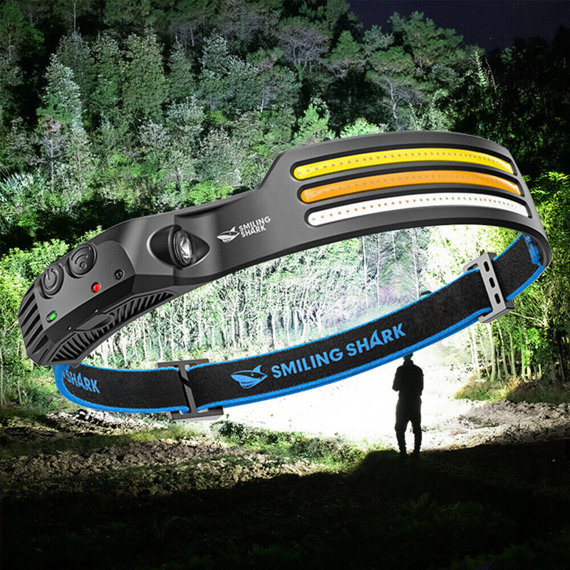 LED Headlamp | Motion Sensor With Wide And Spot Beams